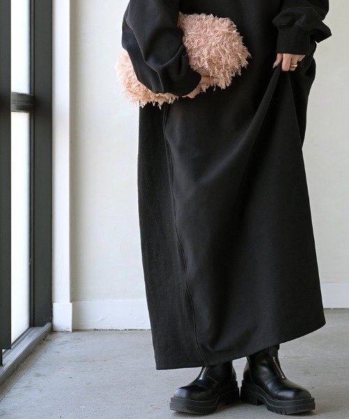 HUG.U（ハグユー） ワンピース 「選べる着丈」 大人スウェットワンピ