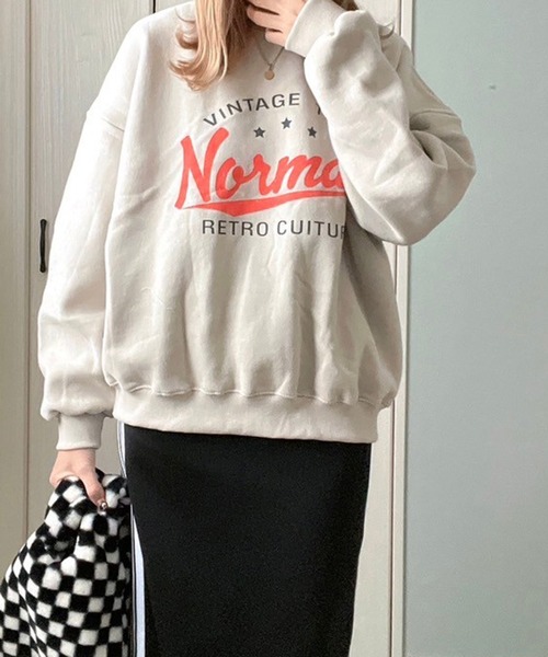 RRLレディース　ヴィンテージスウェット POLO RALPH LAUREN L/S スウェットシャツ 両V ヴィンテージスウェット