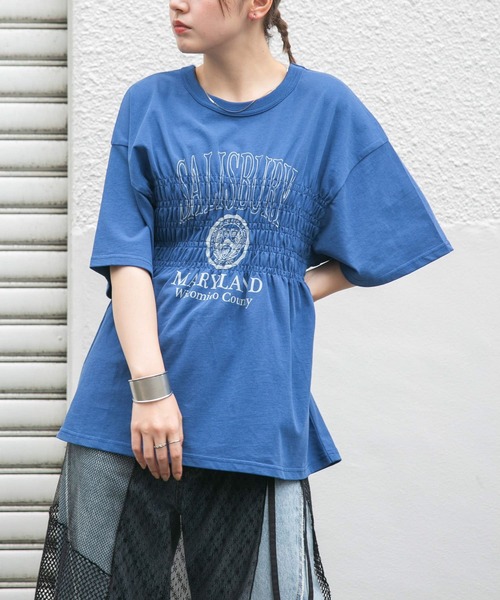 「KBF」 半袖カットソー ONE ピンク系その他 レディース_画像6