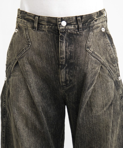 CONZ ジーンズ COLOR DYED SLAB CURVED DENIM メンズ : ZOZOTOWN Yahoo