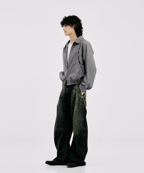 CONZ カーブドデニムパンツ サイズ2 CONZ ジーンズ ダークウォッシュカーブデニム メンズ : ZOZOTOWN Yahoo