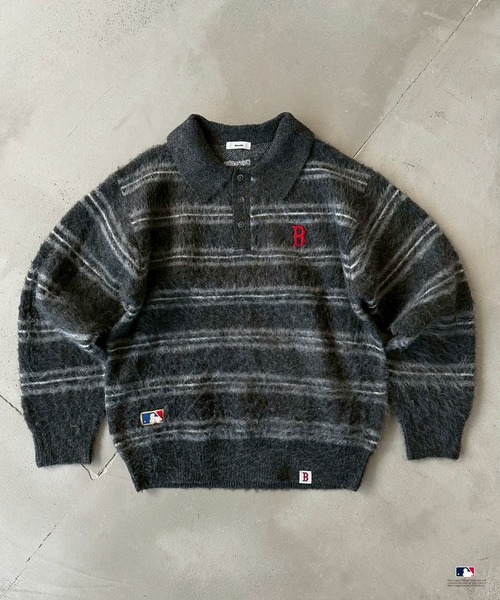 サンディエゴパドレスロゴ ニットセーター　perushuコラボ サンディエゴパドレスロゴ ニットセーター perushuコラボ - メルカリ