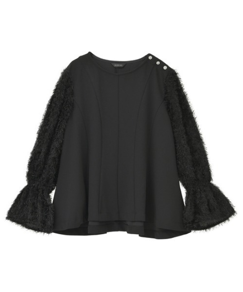 INGEBORG（インゲボルグ） tシャツ フェザージャガード使いカットソー 