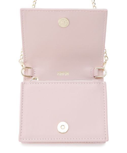 FURFUR（ファーファー）トワルドジュイ柄ミニ財布　ピンク FURFUR（ファーファー）の「トワルドジュイ柄ミニ財布（財布）」 - WEAR