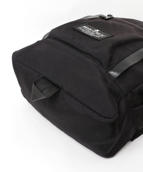 「MAKAVELIC」 刺繍リュック - ブラック メンズ_画像3
