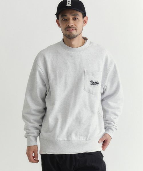 CAMP7（キャンプセブン） トレーナー スウェット 「CAMP7」胸ポケット