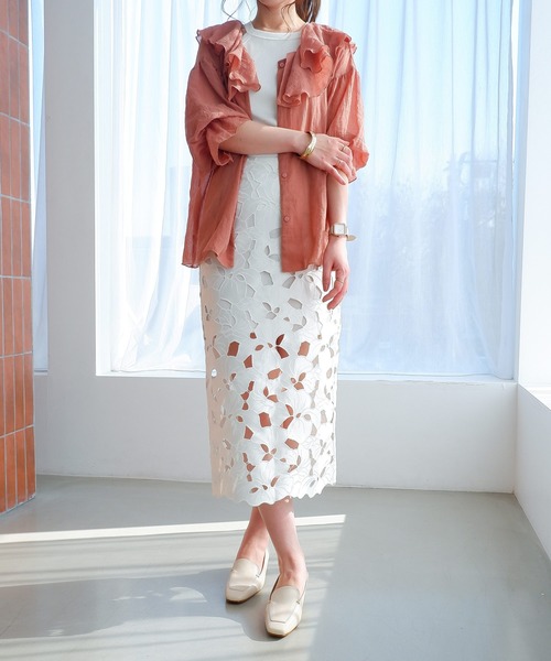 「MODE KAORI」 パンプス 23cm ベージュ系その他 レディース_画像8