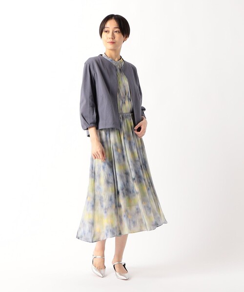 「K.T KIYOKO TAKASE」 ブルゾン 11号 アッシュグレー レディース_画像7