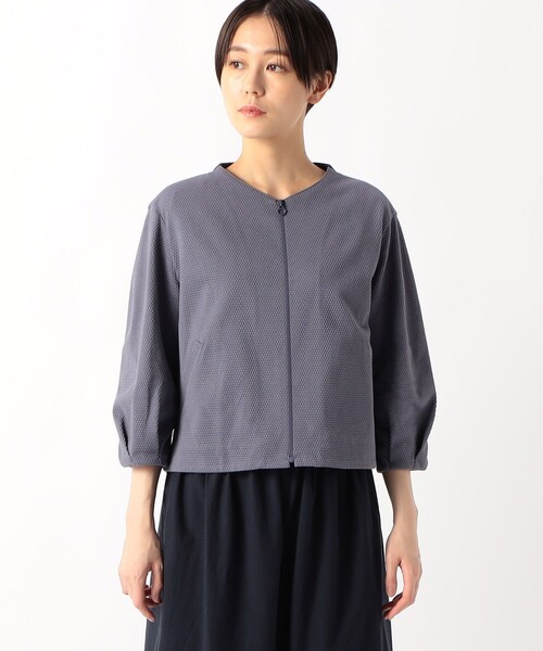 「K.T KIYOKO TAKASE」 ブルゾン 11号 アッシュグレー レディース_画像9