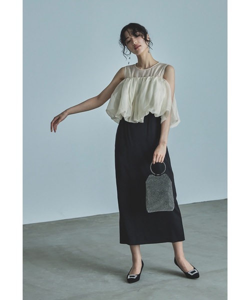 「niana」 コンビワンピース M モカ レディース_画像2