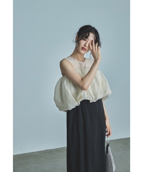 「niana」 コンビワンピース M モカ レディース_画像3