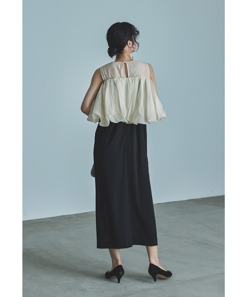 「niana」 コンビワンピース M モカ レディース_画像7