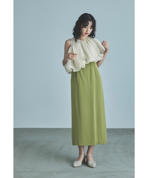 「niana」 コンビワンピース M モカ レディース_画像9