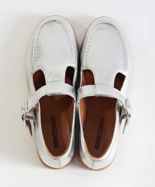 「Minnetonka」 シューズ 8 シルバー レディース_画像5