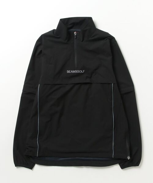 大特価！早い者勝ち！定価33000円BEAMS GOLF ブルゾン　ジャケット BEAMS GOLF（ビームス ゴルフ） ジャージブルゾン LARGE ブラック