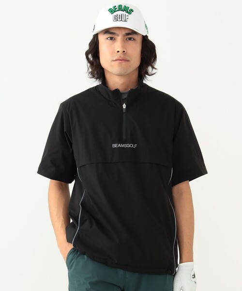 BEAMS GOLF（ビームス ゴルフ） ジャージブルゾン LARGE ブラック