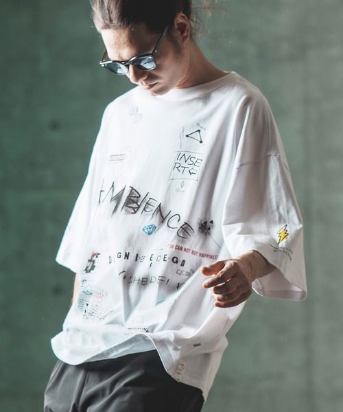 「GLIMCLAP」 半袖Tシャツ S ブラック メンズ_画像3