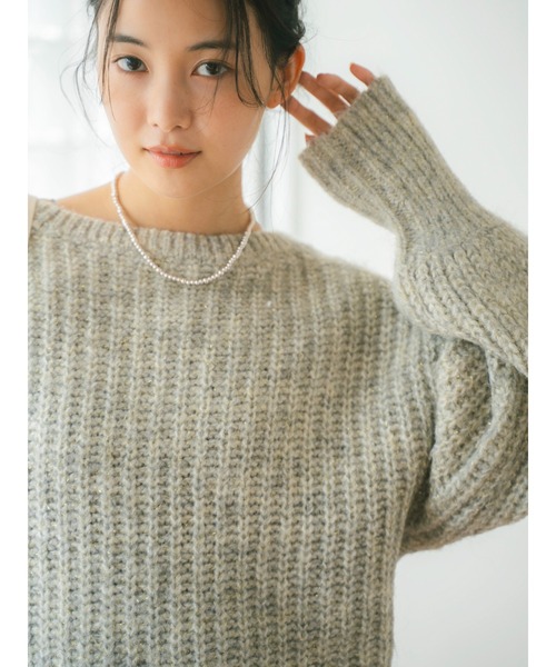 Ungrid（アングリッド） ニット セーター オフショルラメルーズニット