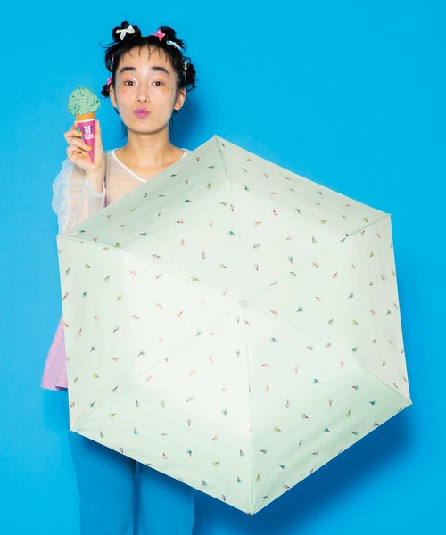 Wpc. 日傘 折りたたみ傘 折り畳み 晴雨兼用 サーティワン アイス