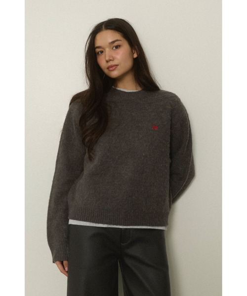 ALEXIA STAM（アリシアスタン） ニット セーター Logo Knit Top