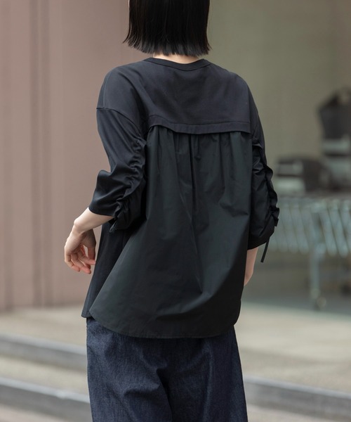 「Munich」 7分袖カットソー FREE アイボリー レディース_画像9