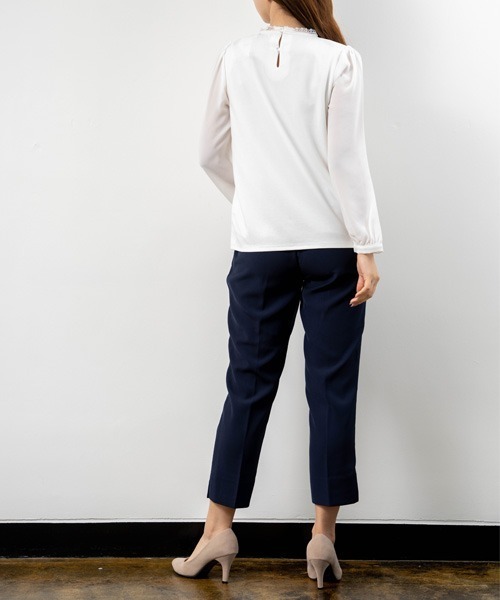 「ANNA LUNA」 長袖ブラウス SMALL ホワイト レディース_画像6