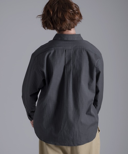 「MUHET」 長袖シャツ X-LARGE チャコールグレー レディース_画像5