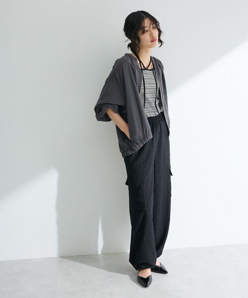 「Green Parks」 「chocol raffine robe」ブルゾン FREE カーキ レディース_画像5