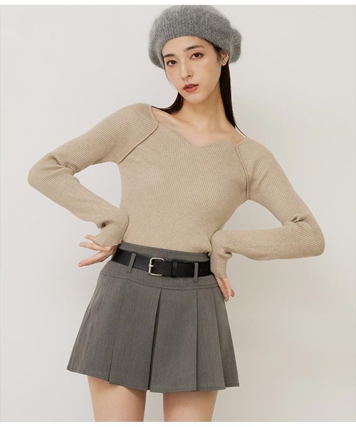 「ANAP」 長袖ニット FREE アイボリー レディース_画像6