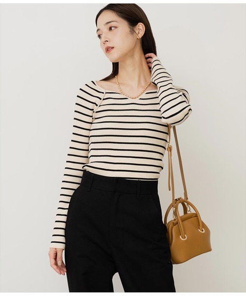 「ANAP」 長袖ニット FREE アイボリー レディース_画像7