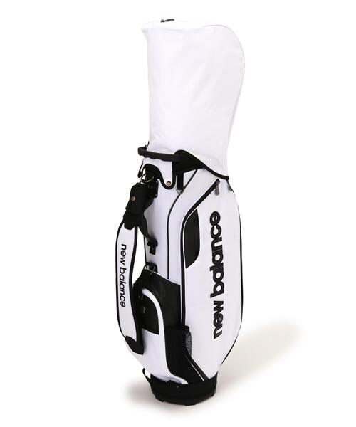 ニューバランスゴルフ 9型 スタンド式 キャディバッグ ホワイト New Balance（ニューバランス） CADDIE BAG 0126980001 メンズ ゴルフ