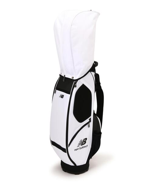 新品 ニューバランス ゴルフ キャディーバッグ 白 9型 46インチ対応 New Balance Golf（ニューバランスゴルフ） キャディバッグ ゴルフ