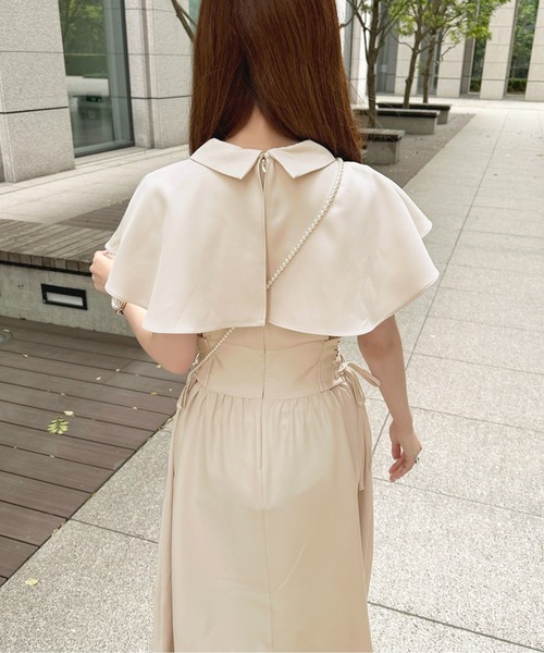 「apres jour」 半袖ワンピース X-LARGE ピンクベージュ レディース_画像8