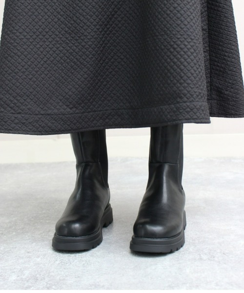 「Piedi Nudi」 「lirio blanco」ショートブーツ M ブラック レディース_画像8