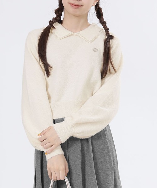 マリークワント（MARY QUANT）/パールシャギーニット プルオーバー MARY QUANT（マリークヮント） ニット セーター マリークワント パール