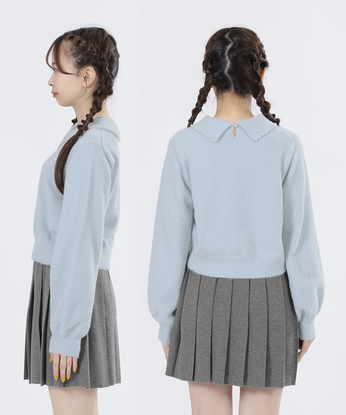 MARY QUANT（マリークヮント） ニット セーター マリークワント パール