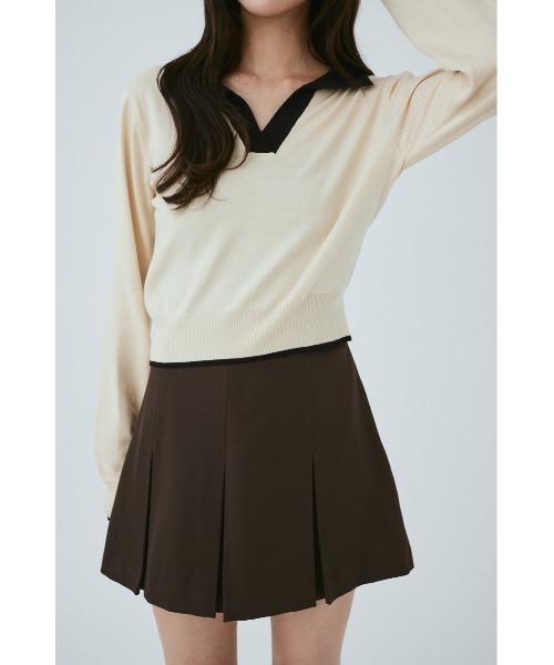 「MIEL CRISHUNANT」 長袖ニット FREE ネイビー レディース_画像8