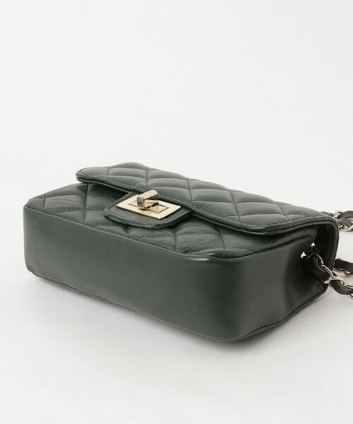 「AULENTTI」 キルティングショルダーバッグ - グリーン レディース_画像3