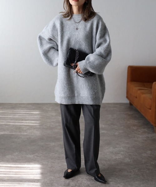 「Bonjour Sagan」 「andpearch.」長袖ニット FREE ミント レディース_画像6