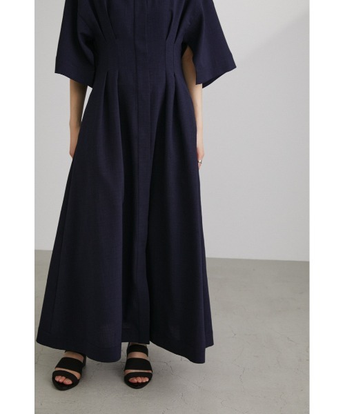 「STYLEMIXER」 シャツワンピース SMALL ネイビー レディース_画像8