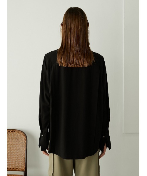 「LA PEAU DE GEM」 長袖シャツ FREE ベージュ レディース_画像2