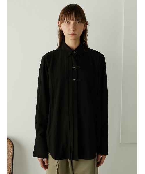 「LA PEAU DE GEM」 長袖シャツ FREE ベージュ レディース_画像4