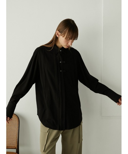 「LA PEAU DE GEM」 長袖シャツ FREE ベージュ レディース_画像6