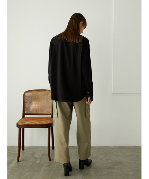 「LA PEAU DE GEM」 長袖シャツ FREE ベージュ レディース_画像7