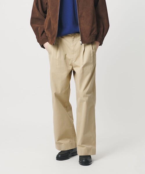 BEAUTY＆YOUTH UNITED ARROWS ワイドパンツ チノパン HI-LINE 3PLY