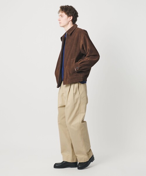 BEAUTY＆YOUTH UNITED ARROWS ワイドパンツ チノパン HI-LINE 3PLY