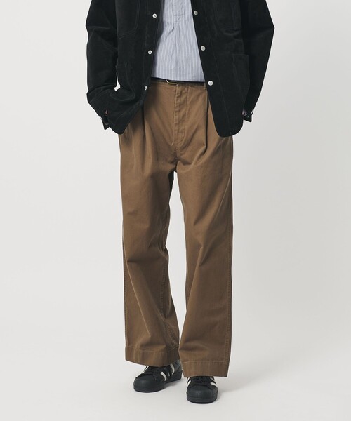 BEAUTY＆YOUTH UNITED ARROWS ワイドパンツ チノパン HI-LINE 3PLY