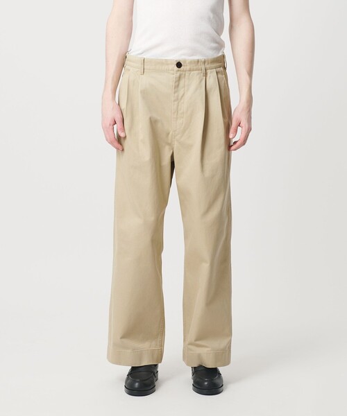 BEAUTY＆YOUTH UNITED ARROWS ワイドパンツ チノパン HI-LINE 3PLY