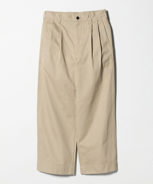 H BEAUTY&YOUTH UNITED ARROWS ワイドチノパン BEAUTY＆YOUTH UNITED ARROWS ワイドパンツ チノパン HI-LINE 3PLY