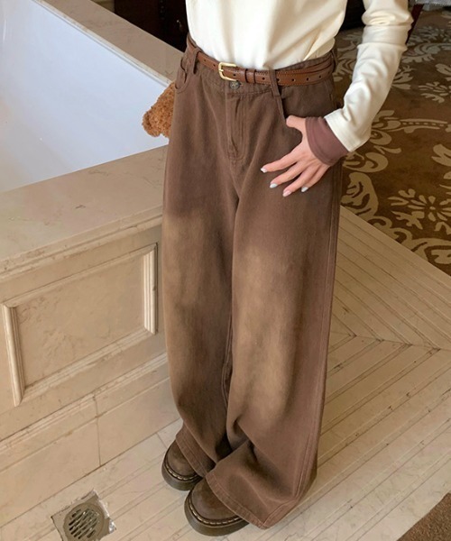 「DIAVEL」 デニムパンツ L ブラック レディース_画像2